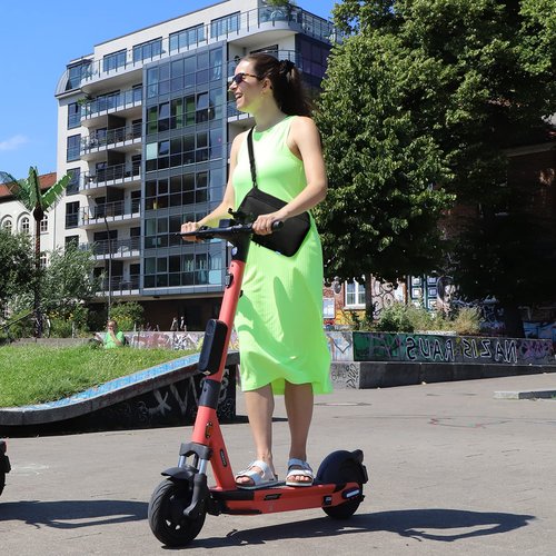 Xxerciz Scooter Storage Bag, Nylon Scooter Handlebar Bag Front Hanging Bag with Adjustable Strap and Zipper Closure for for Carrying Phone, Wallet, Charger Tools, Repair Tools