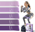 Skiennix Resistance Loop Exercise Bands - Set of 5 for Home Fitness, Stretching & Strength Training