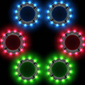 TOSY Flying Ring Bundle - 6-Pack with 2 Blue, 2 Green, & 2 Red | Super Bright 12 LEDs