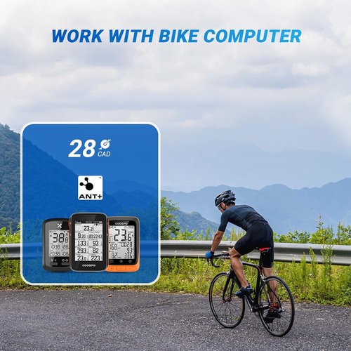 MOOFIT Speed/Cadence Sensor - Wireless ANT+ Bluetooth RPM Monitor for Cycling | IP67 Waterproof