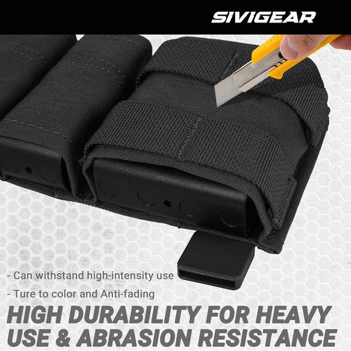 Mag Pouch 5.56 - Tactical Double Pistol Magazine Pouch with Quick Release Insert | MOLLE Compatible