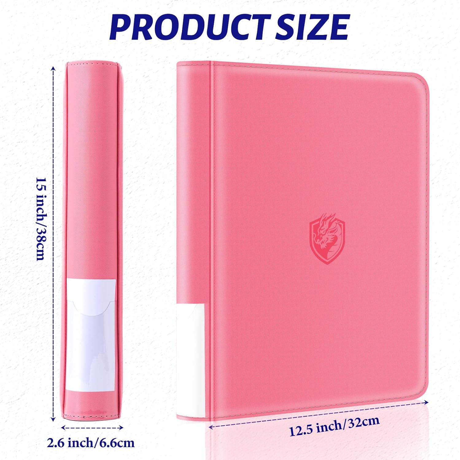 Toploader Binder - Holds 324 Toploaders | Waterproof PU Leather & Anti-Yellowing Inserts | Portable Card Organizer for Sports & Game Cards