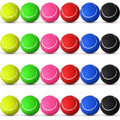 Vinsot 24 Pack Tennis Balls Bulk, Standard Pressure Balls for Training Playing Player Beginner Youth, Exercise Ball for Pet Dog, 2.5 Inch(Multicolor)