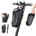 Scooter Storage Bag, Waterproof Electric Scooter Handlebar Bag, Durable EVA Hard Shell Front Bag for Mijia M365/M365 Pro/Segway ES1/ES2/ES3 for Kick Scooters Carrying Wallet Charger Repair Tools (2L)