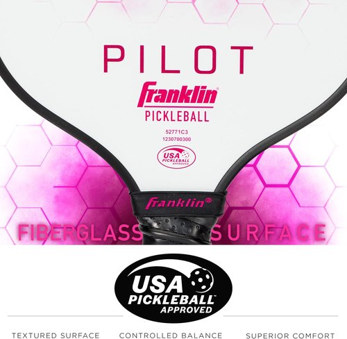 Franklin Sports Pickleball Paddle - Lightweight Pro Racket with 10mm Thick Polypropylene Core | USAPA Approved