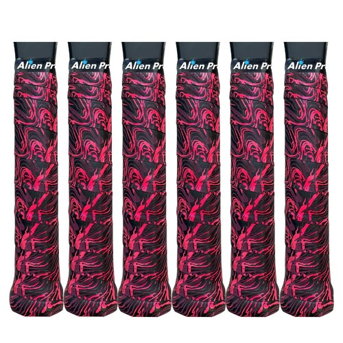 ALIEN PROS 12 Pack Sailor Mix & Fire Tennis Racket Grip Tape – Tac Moisture Feel Tennis Grip – Wrap Your Racquet for High Performance