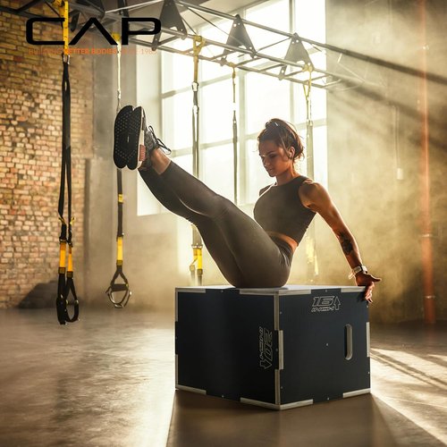 CAP Barbell 3-in-1 Plyometric Box - Versatile Training Equipment in Multiple Sizes and Styles