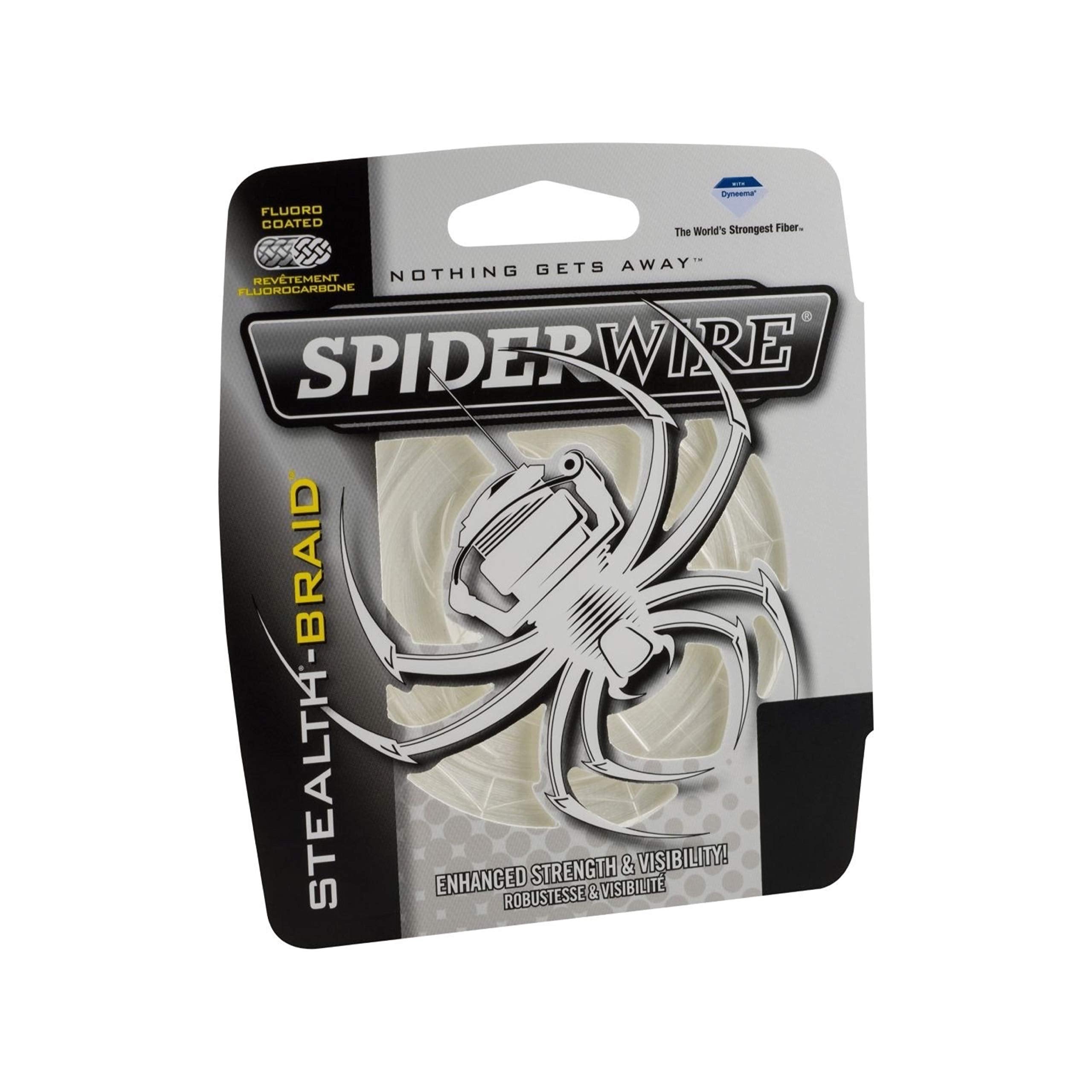 SpiderWire Stealth® Translucent Superline, Translucent, 15lb | 6.8kg, 125yd | 114m Fishing Line, Suitable for Saltwater Environments