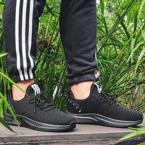 Feethit Men's Slip-On Walking Shoes - Lightweight Breathable Mesh Sneakers for Running & Workouts