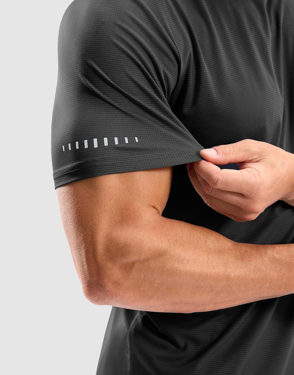 Skiennix Men's Breathable Workout T-Shirts - Lightweight Cooling Dry Fit UPF 50+ Sun Protection Tee