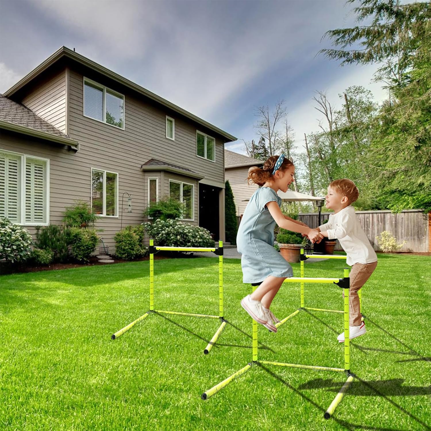 Skiennix Adjustable Hurdles - Detachable Agility Training Equipment for Indoor & Outdoor Use | Perfect for Soccer & Basketball Athletes
