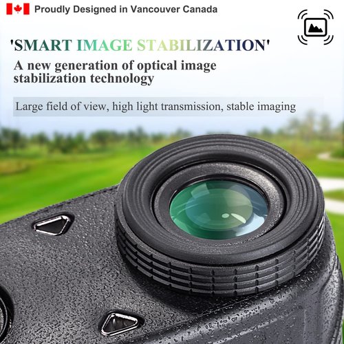 Fetch Falcon OLED Golf Rangefinder(High Precision, Slope Mode with Scan) Pole Flag Locking Vibration (Up to OLED 2500 YD Golf Laser Rangefinder Powerful Magnet Black)