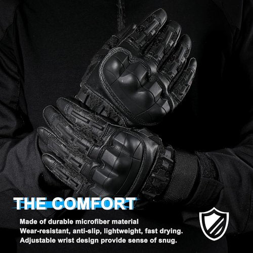 AXBXCX Motorcycle Tactical Gloves - Durable, Flexible Protection with Touchscreen Capability | Ideal for Outdoor Activities