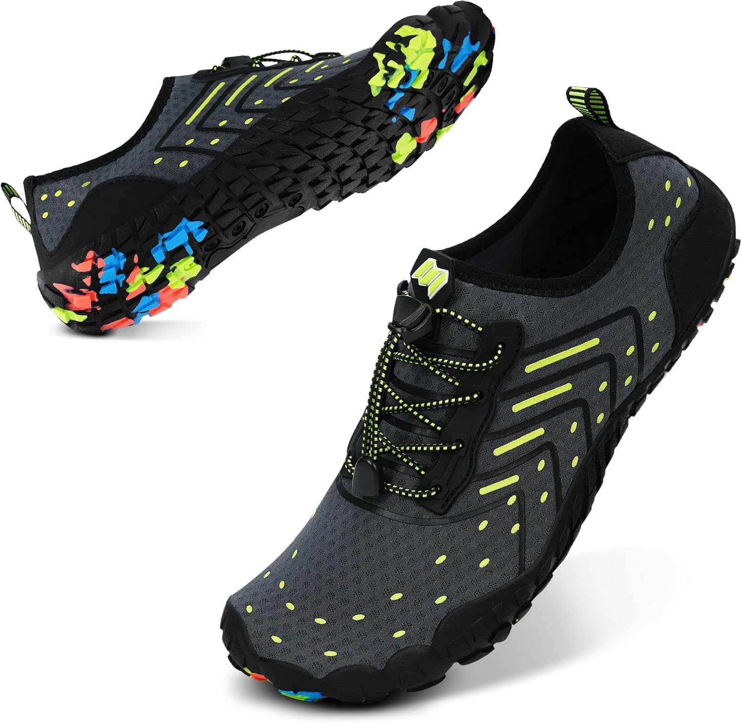 Skiennix Water Shoes - Quick-Dry Barefoot Aqua Socks for Men & Women | Ideal for Swimming, Beach & Hiking