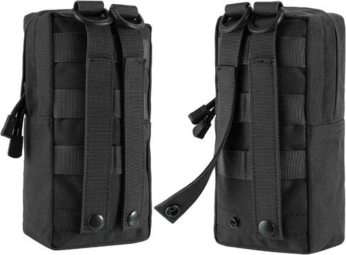2 Pack Molle Pouches - Tactical Water-Resistant EDC Utility Bags | Compact Design for Everyday Use