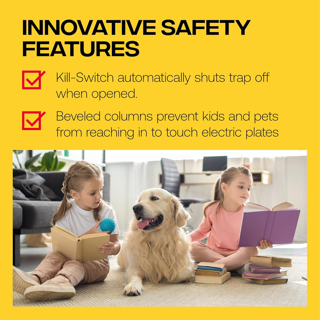 Victor Humane Mouse Traps - No Touch Electric Indoor Traps for Home | Pack of 2 - M250BSR-2