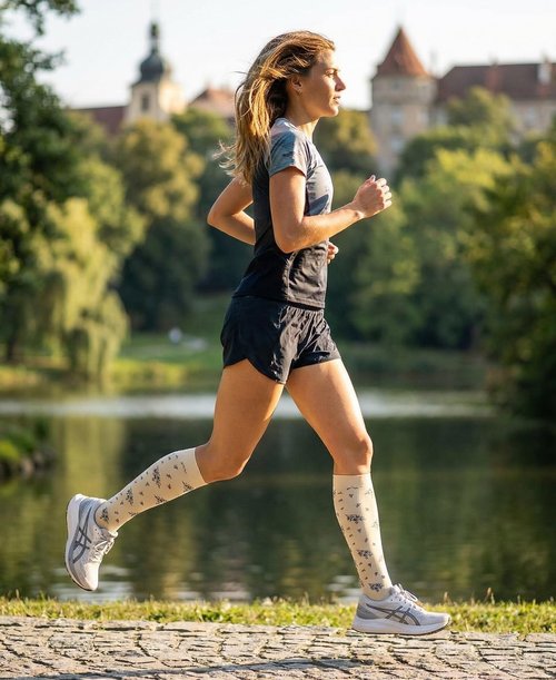 Sooverki Compression Socks for Women and Men Circulation (4 Pairs) - Best for Nursing,Running,Travel Knee High Socks