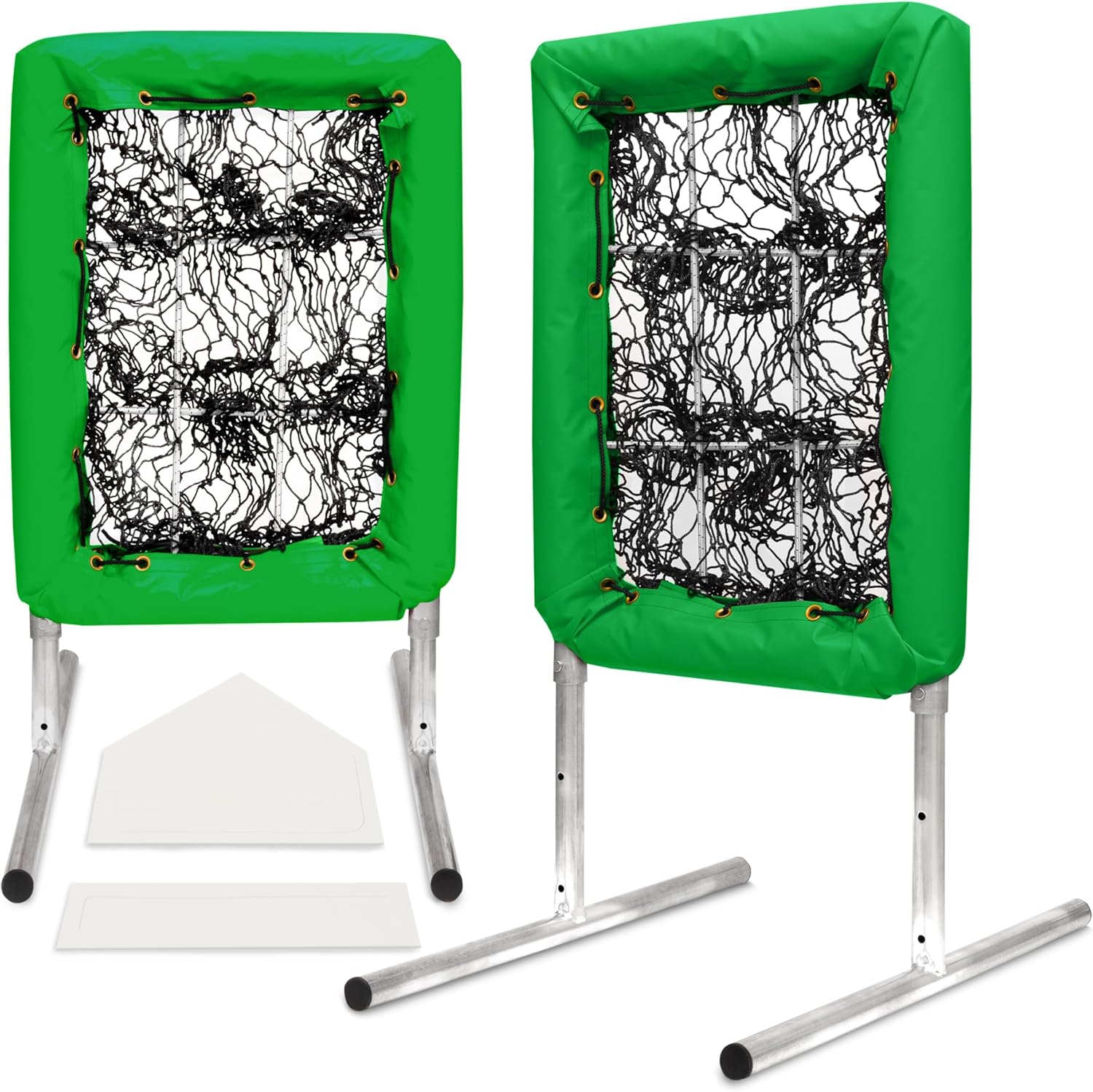 Velocity 9 Hole Pitch Master Pro Edition - Professional Baseball Pitching Net - Heavy-Duty & Portable Training Equipment