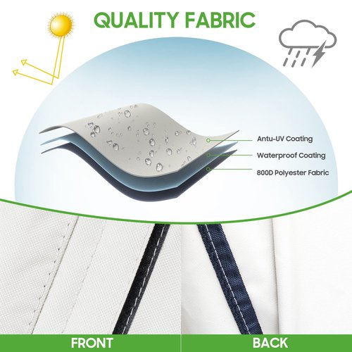 10L0L Waterproof Golf Cart Seat Cover, Universal for Yamaha EZGO Club Car 2+2 Seats Rain Covers | 600D Oxford Golf Cart Seat Protective Covers | Rain & Dust Protection | Easy On/Off for Daily Use