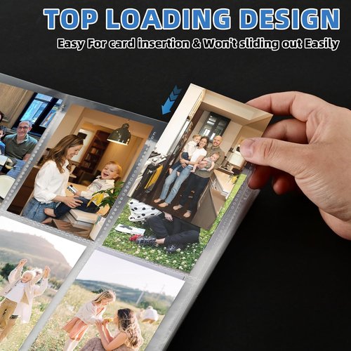 9 Pocket Card Sleeves by [Brand Name] - Holds 900 Cards | 50 Pack Trading Card Binder Pages