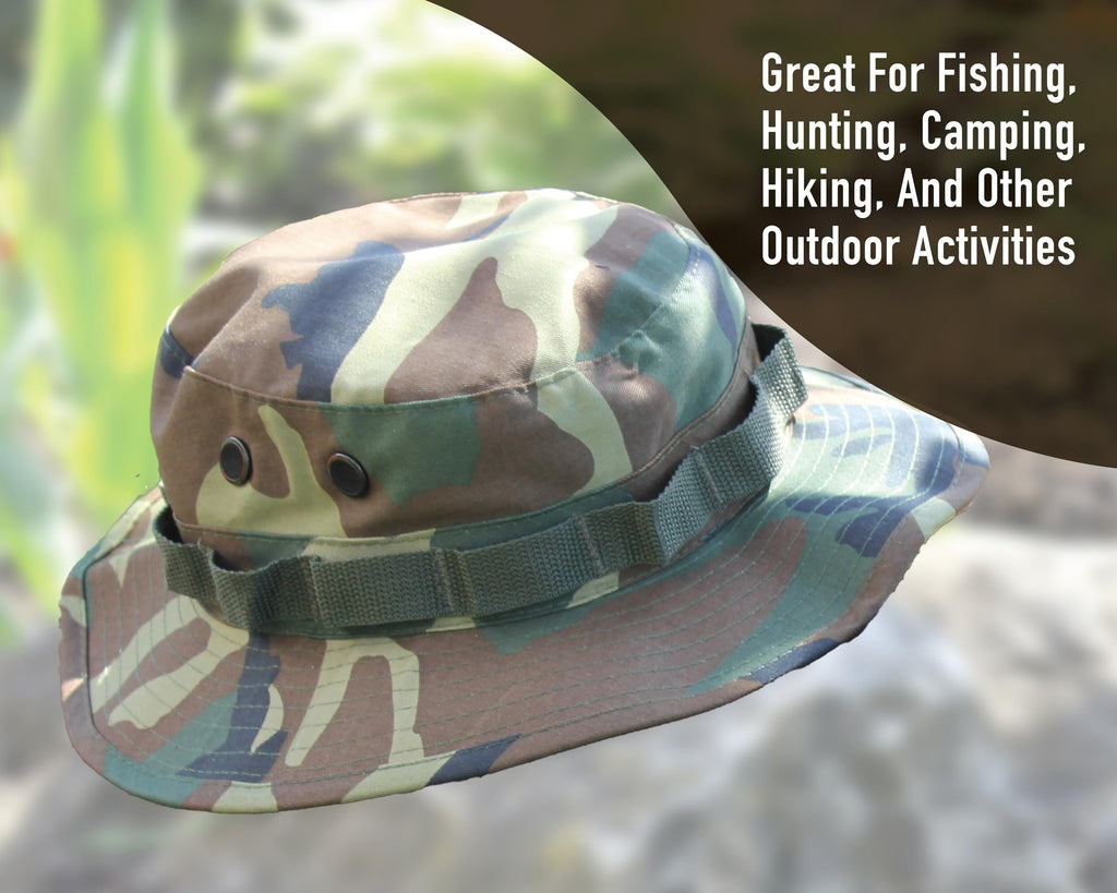 Rothco Boonie Hat - Ultimate Sun Defense for Outdoor Adventures – Tiger Stripe Camo – 7 3/4