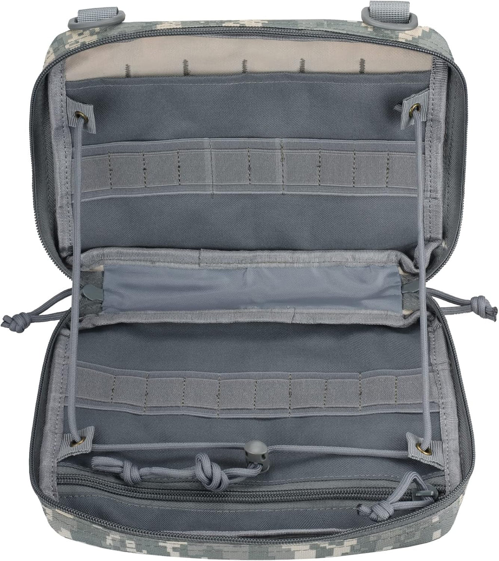 WYNEX Tactical Admin Molle Pouch - Durable 1000D Nylon Medical EDC Utility Bag for Hiking & EMT Use