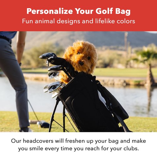 Daphne's Headcovers Doodle Driver Headcover | Premium Headcovers | Funny Golf Club Covers | Stylish Protection for Your Clubs | Men's Golf Gear | Headcover for Men and Women