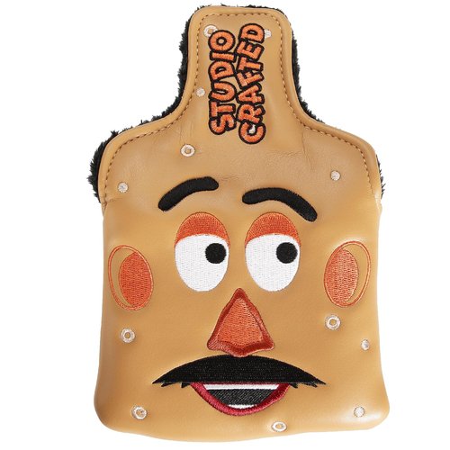 Studio Crafted Golf Boise Baked & Hot Potato Mallet Putter Headcover Magnetic Closure Golf Cover for Mallet Suqare Putters (Mr.Baked Potato)