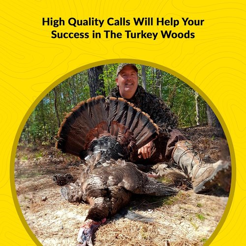 ESH Locator Turkey Calls - All-Weather Crow, Owl, & Woodpecker Calls for Shock Gobbles | Ideal for Beginners & Pros