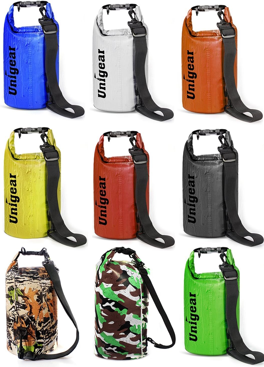 Unigear Waterproof Dry Bag - Lightweight Floating Design for Kayaking, Boating, Fishing | 2L-40L Sizes