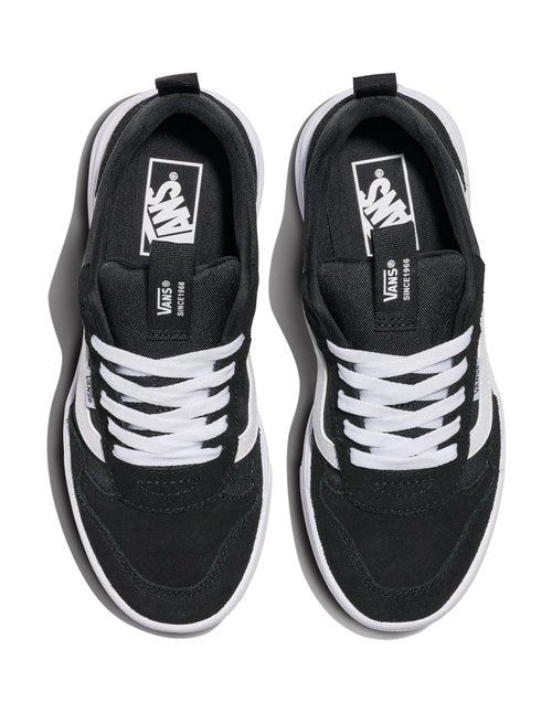 Vans Women's Range EXP Shoe | Athletic Fashion Sneakers for Walking, Hiking & Everyday Wear, Black/White, 7.5