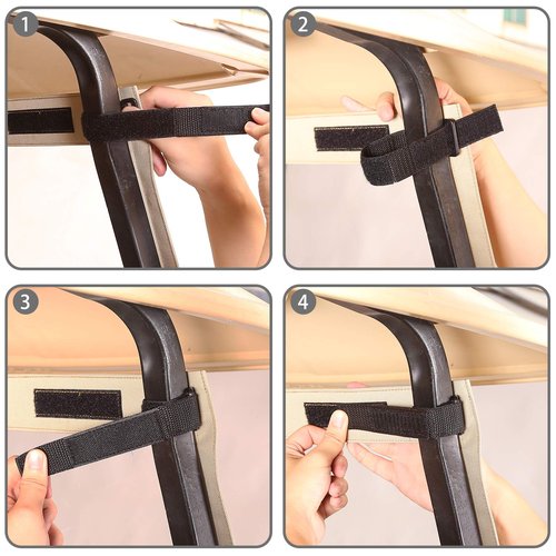10L0L Golf Cart Foldable Windshield for EZGO TXT, Clear Film PVC Impact-Resistant Windproof