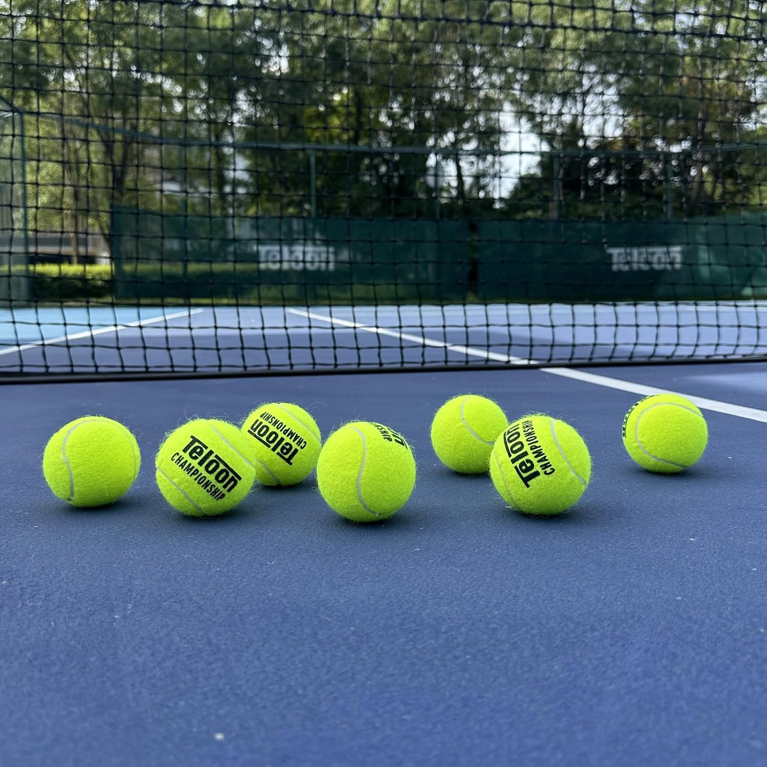 Teloon Championship Tennis Balls - Extra Duty Felt - Pressurized for Optimal Performance