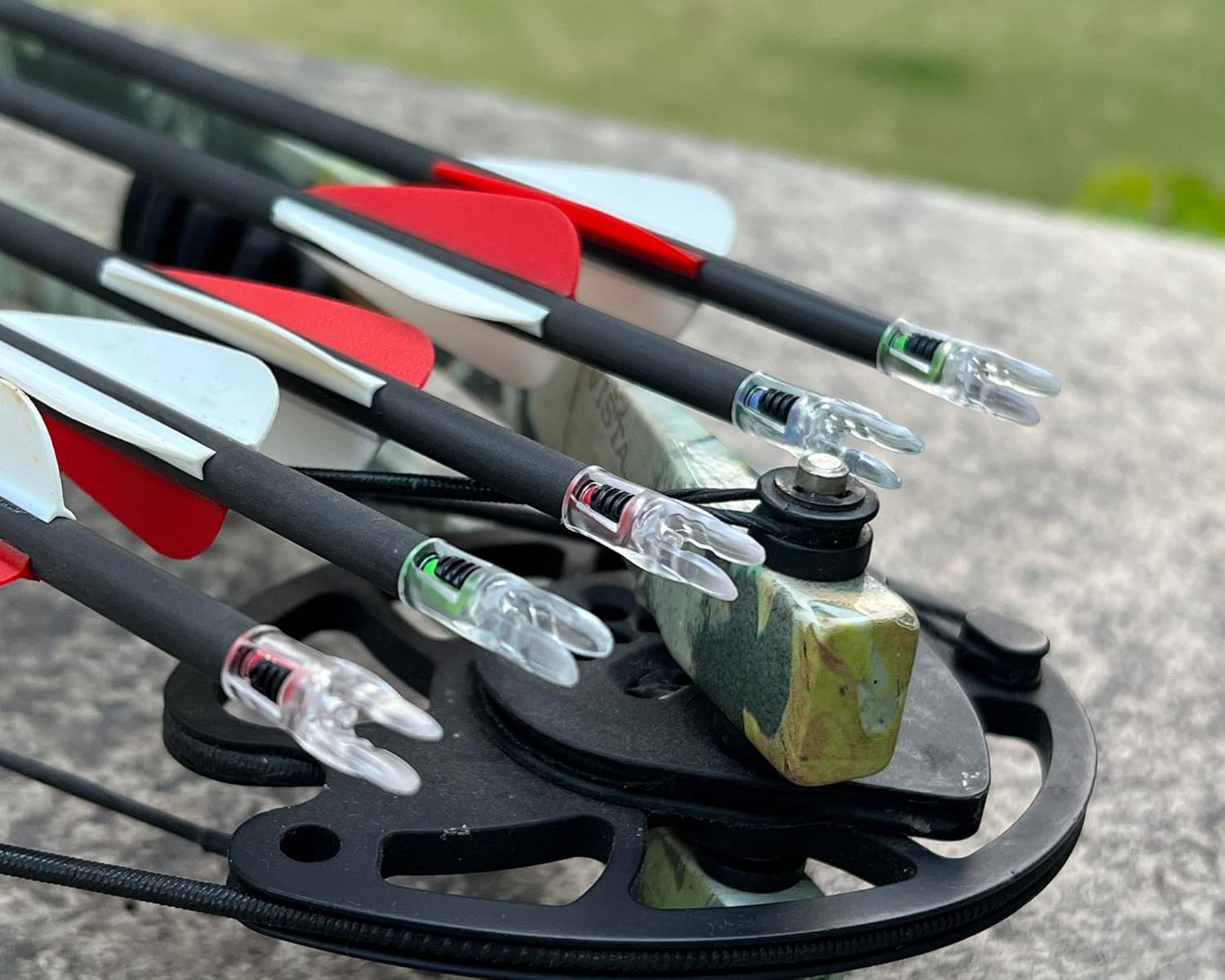 Reikawa G X H S GT Lighted Nocks - LED Arrow Nocks for Archery | 6-Pack with Multiple Sizes