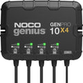 NOCO Genius GENPRO10X4 Onboard Battery Charger - 4-Bank, 40A, Waterproof, 12V with Overcharge Protection & Temperature Compensation