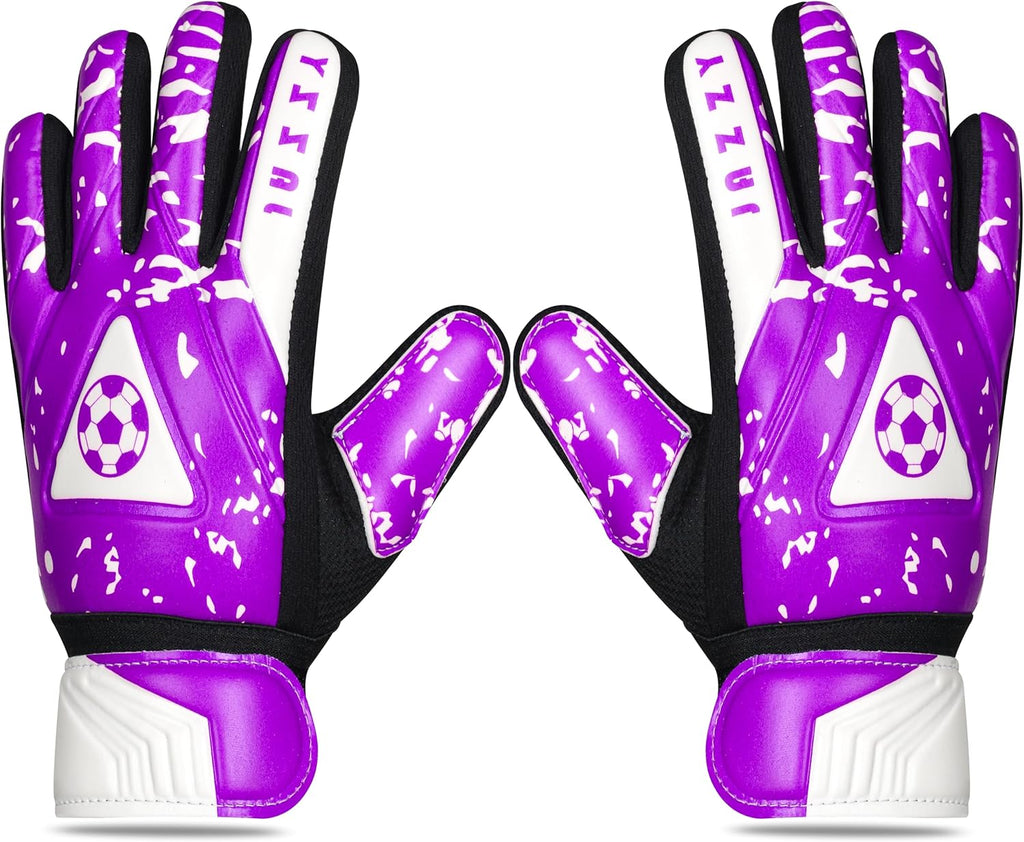Regine Switzerland Youth Goalie Gloves - Double Wrist Protection & Non-Slip Latex Material