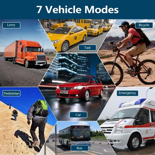 GPS Navigator - 9-Inch Touch Screen with 2026 Maps | Real Voice Turn-by-Turn Directions & Speed Alerts