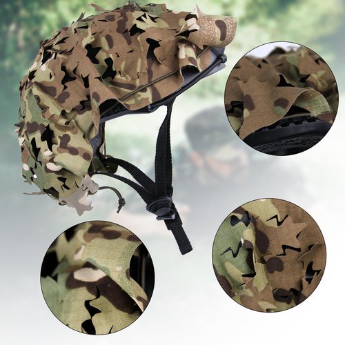 LOOGU Fast BJ Base Jump Tactical Helmet & Tactical Helmet Cover Camouflage Helmet Cover