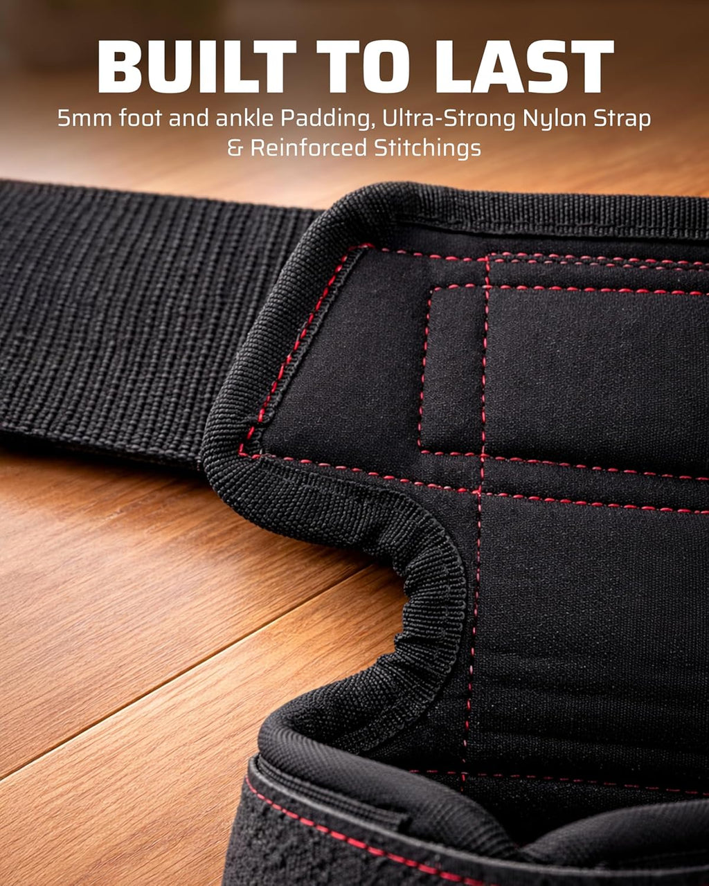 Quad Stretcher - Secure Quad Stretch Strap with Ankle Support | 4-Loop Stretch Band for Mobility & Recovery