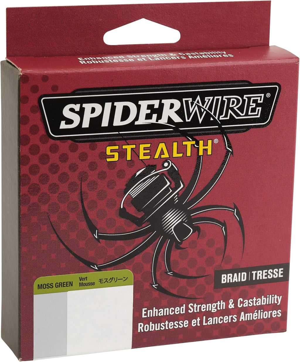 SpiderWire Stealth Braid Fishing Line - Ultra-Strong, Low-Visibility | 300 Yards, Green