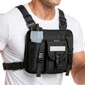 Skiennix Sports Chest Pack - Reflective Running Vest Bag for Cycling, Hiking, and Gym Workouts