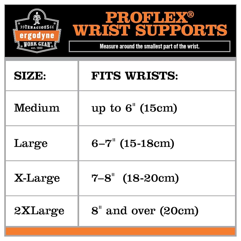 ProFlex 4000 Single Strap Wrist Support — Black, Medium, Right Hand (Variation: Black+M-Right)