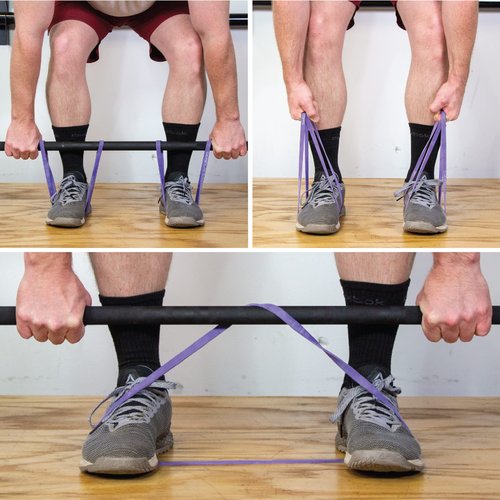 Serious Steel Fitness Short 20" Deadlift Bands (Sold in Pairs) (#1 Purple)