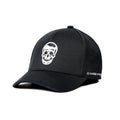 Gymreapers Baseball Hats and Caps for Men | Lightweight Fitted Hats for Running, Workouts, Gym and Outdoor Sports | Polyester Made Moisture Wicking Adapt Caps (Black/White)