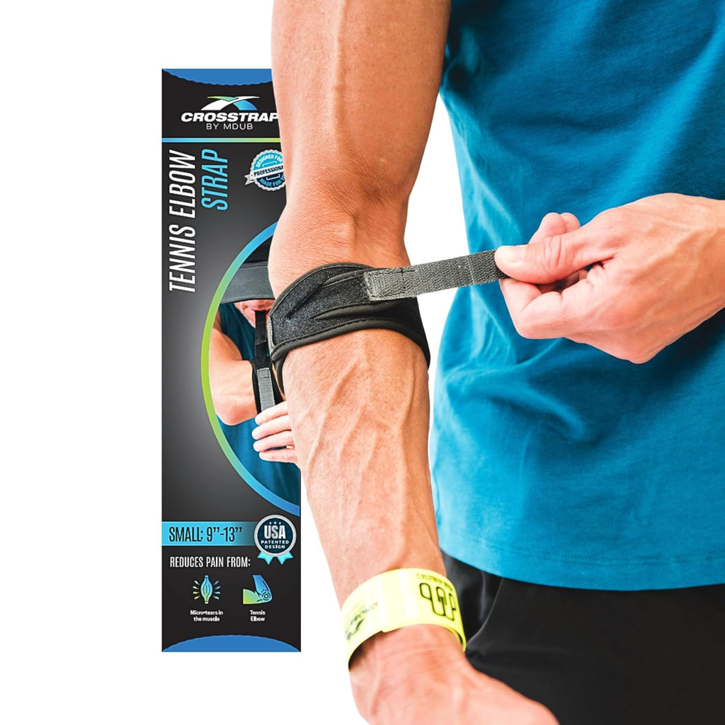 Regine Switzerland Tennis Elbow Brace - Support for Tendonitis Relief | Small Size for Men & Women
