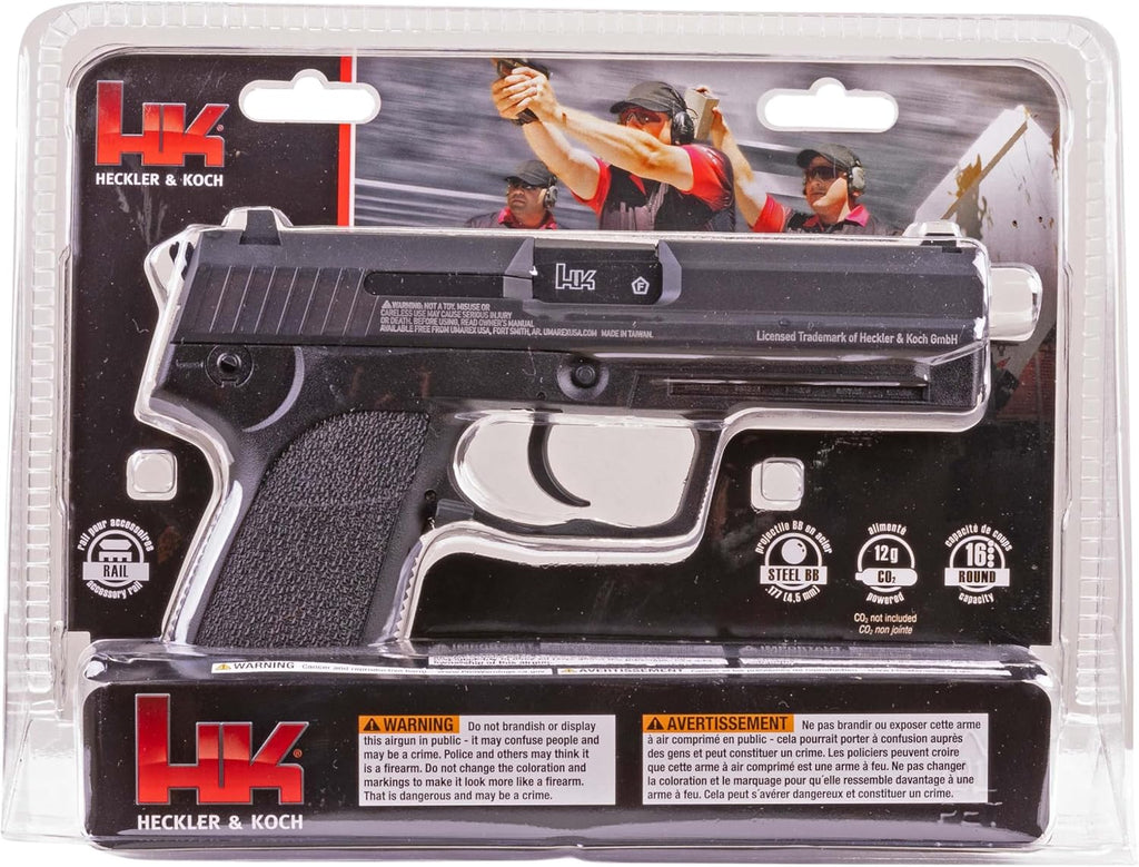 Umarex HK Heckler & Koch USP .177 Caliber Air Pistol - Realistic BB Gun for Target Shooting