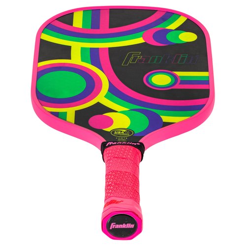 Franklin Sports Kids Pickleball Paddle - Forte Youth Racket for Kids - Junior Paddle Series - USA Pickleball (USAPA) Approved - 10mm Polypropylene Core - Pink