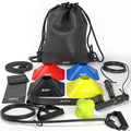 ADV Training Kit V2: Tennis Trainer Equipment for Tennis Training, Practice & Drills – Includes Counting Jump Rope, Resistance Bands, Stretch Bands for Exercise, Tennis Trainer Rebound Ball & Cones