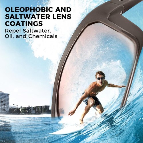 KastKing Huzzah Polarized Sport Sunglasses - UV Protection for Men & Women | Ideal for Driving, Fishing & Cycling