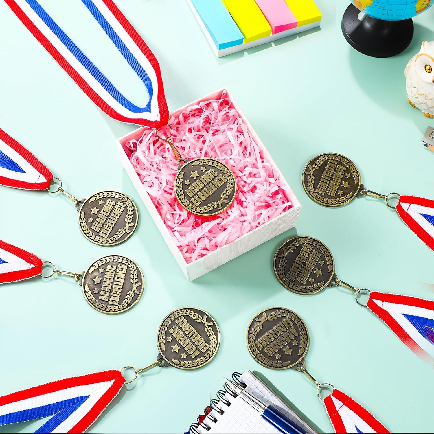 Quelay 30 Pcs Gold Medals - 2'' Award Trophies for Adults | Perfect for Competitions & Graduation Parties
